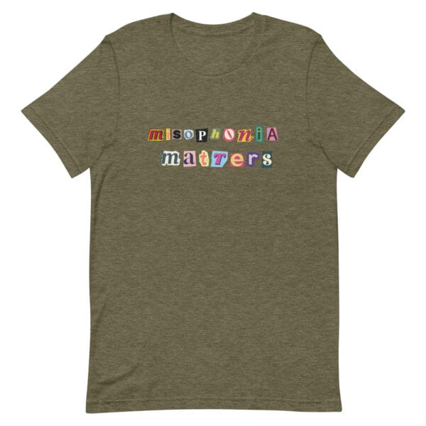 Misophonia Matters Unisex t-shirt - Image 6