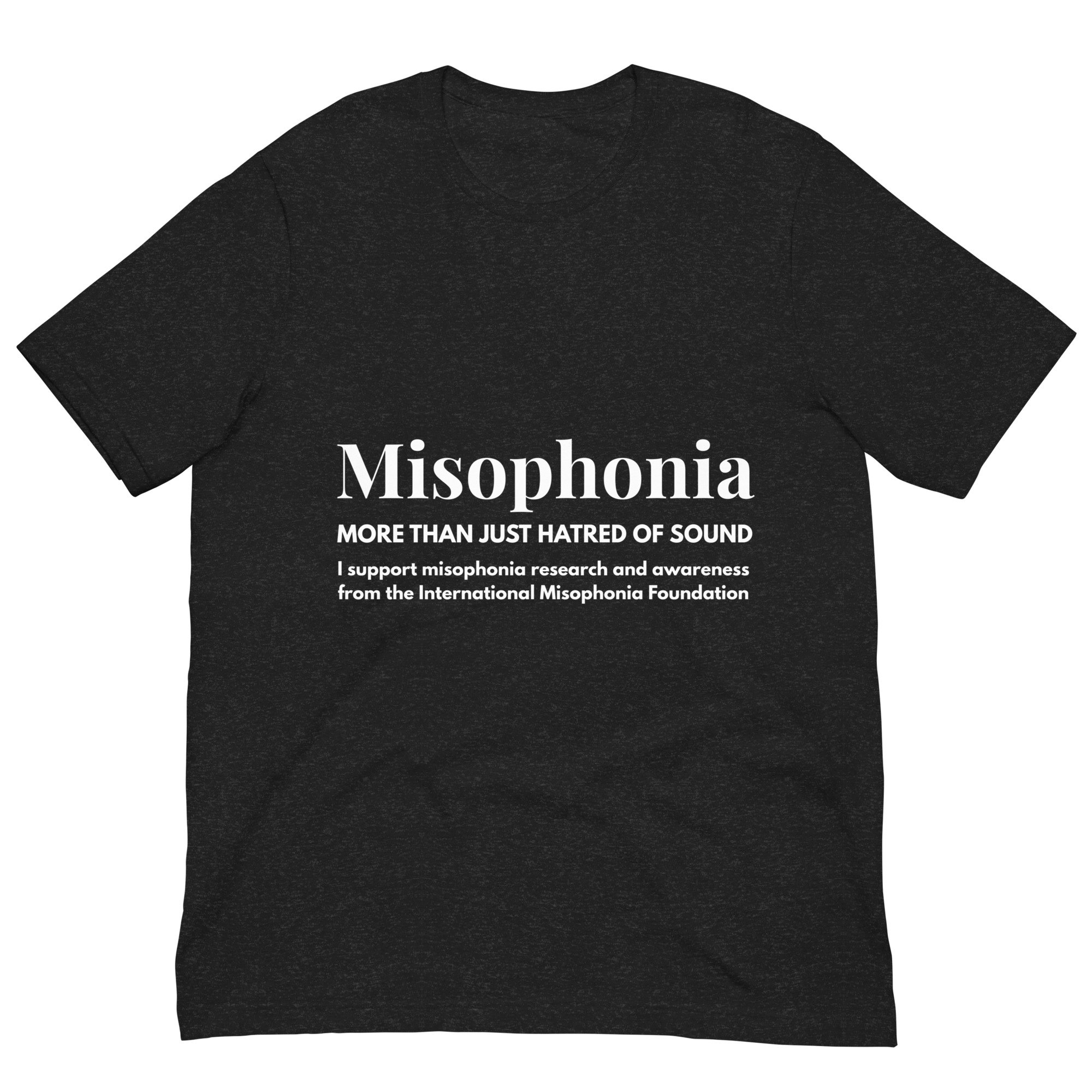 Misophonia Support Campaign - Dark T Shirt - Image 2