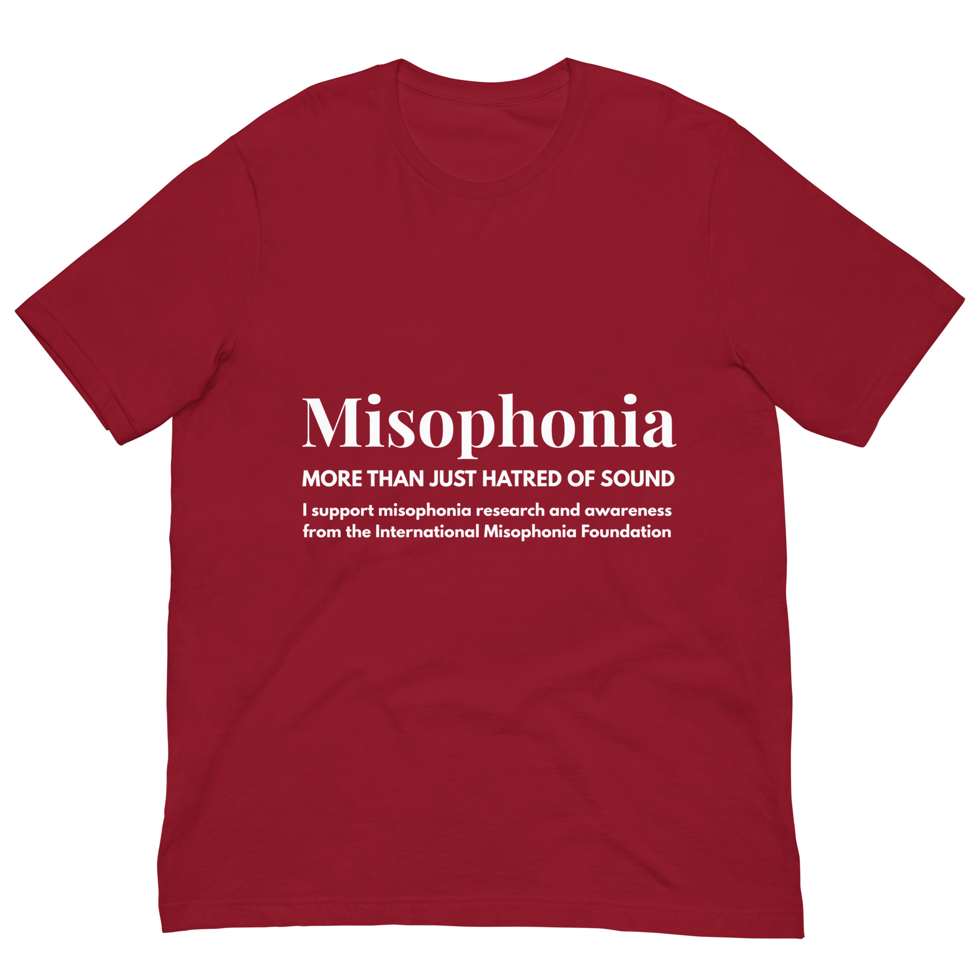 Misophonia Support Campaign - Dark T Shirt - Image 4
