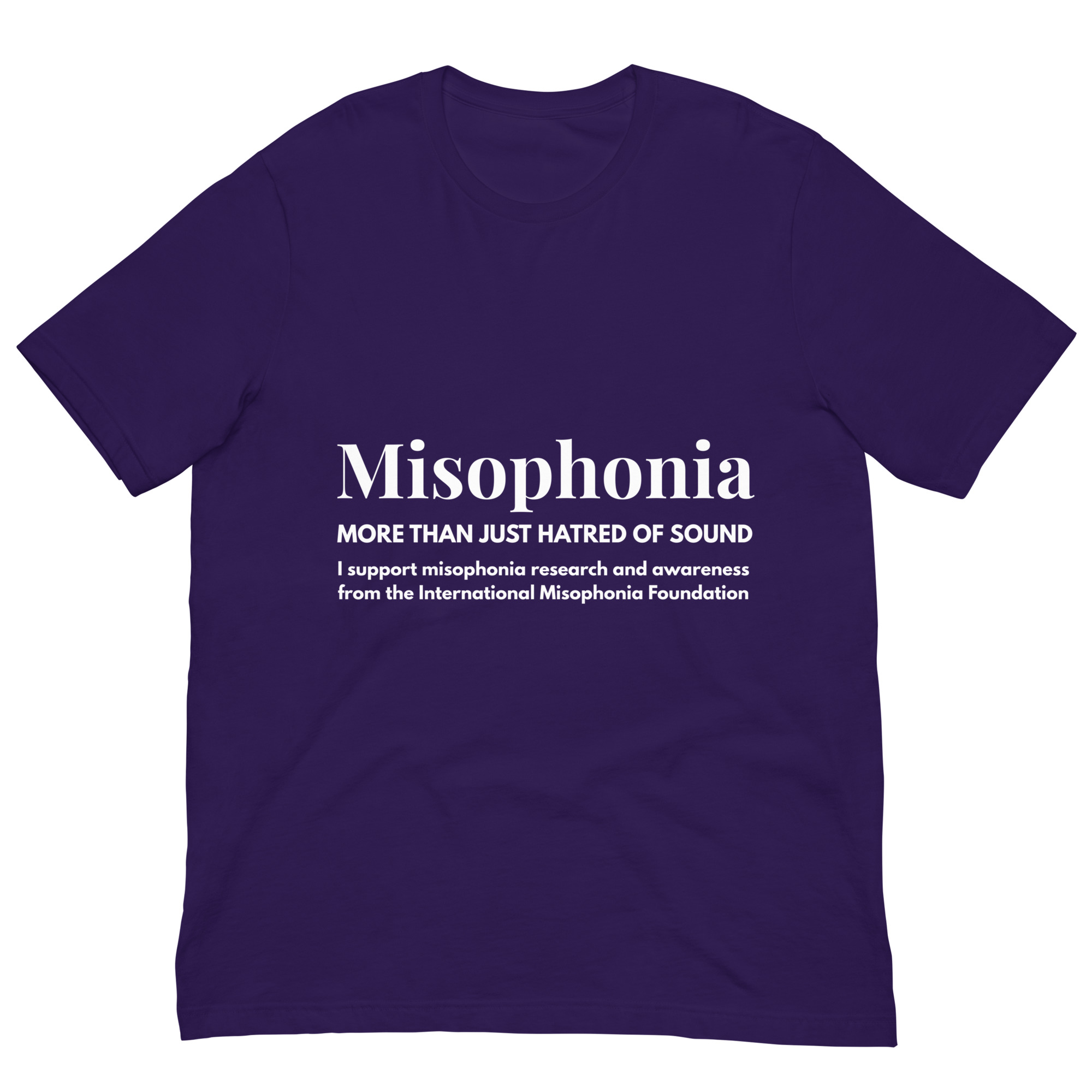 Misophonia Support Campaign - Dark T Shirt - Image 3
